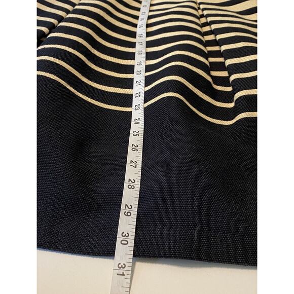 Trina Turk Women's Kenzie Tan Black Striped Lined Strapless Dress Size 4 - Picture 9 of 9